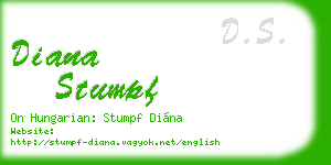 diana stumpf business card